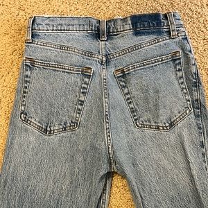 Abercrombie High Waited Split Leg Jeans